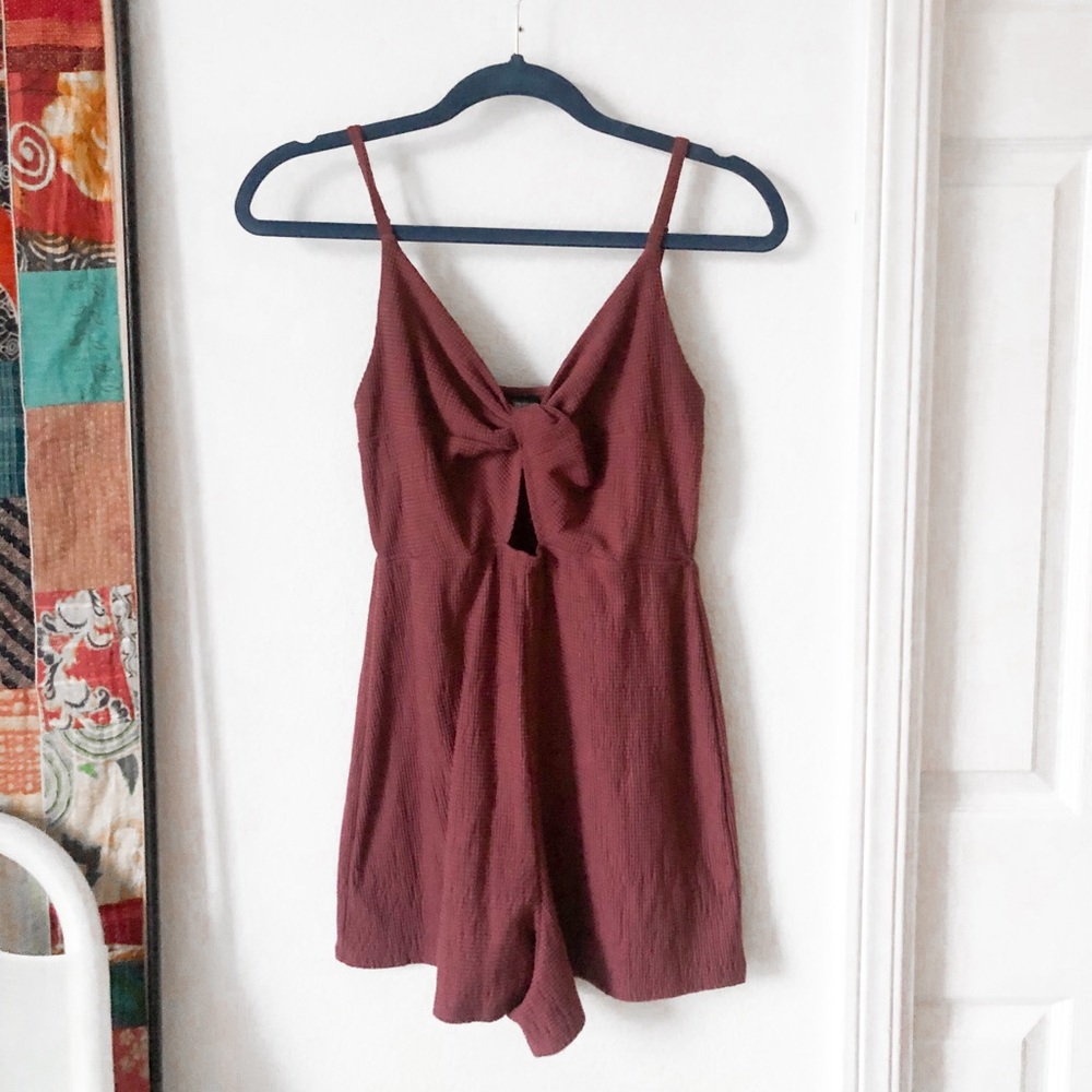 Maroon romper